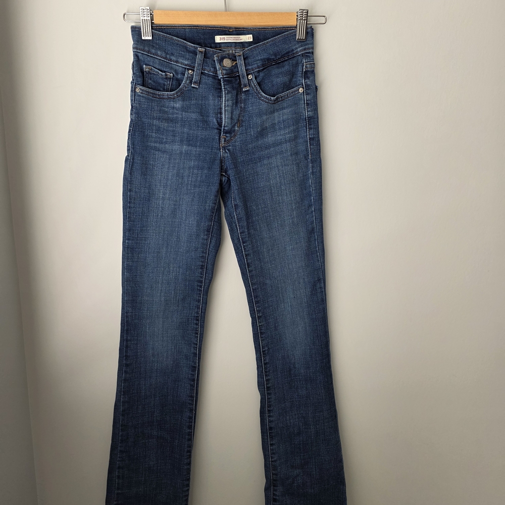 Levi's Dark Blue Bootcut Jeans - Picture 2 of 12